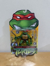 TMNT Raphael Action Figure 2002 Playmates Toys 154024 Twin Sais Throwing Stars