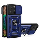 Pancerne etui z podstawką i osłoną aparatu do iPhone 15 Pro Hybrid Armor Camshie