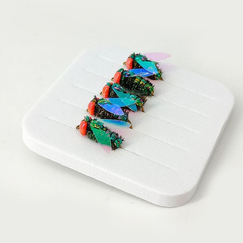 5 pièces hameçons à mouche leurre appât pour pêche à la truite bar gris et - Photo 14/40