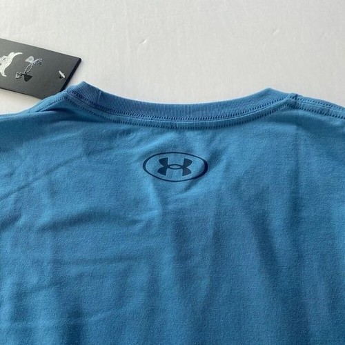 Under Armour Project Rock By Sea Camicia Manica Lunga Uomo Blu Taglia Large Nuova - Foto 11 di 16