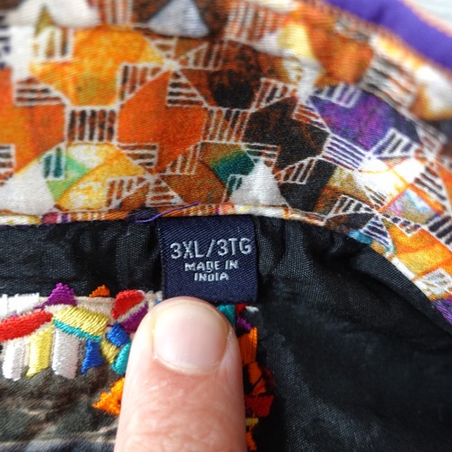 Camisa Robert Graham Abotonada Para Hombre Talla 3XL Multicolor Rayas Clásica Puño Abatible - Imagen 6 de 8