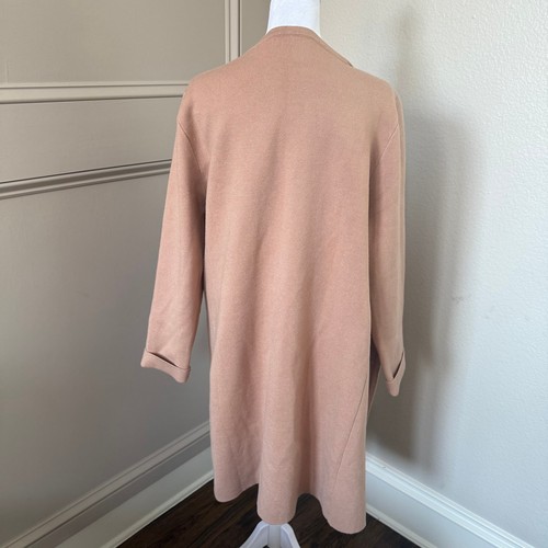 MEROKEETY Open Front Coatigan Sweater Knit Lapel Cardigan Coat w/ Pockets XL Set - Imagen 4 de 10