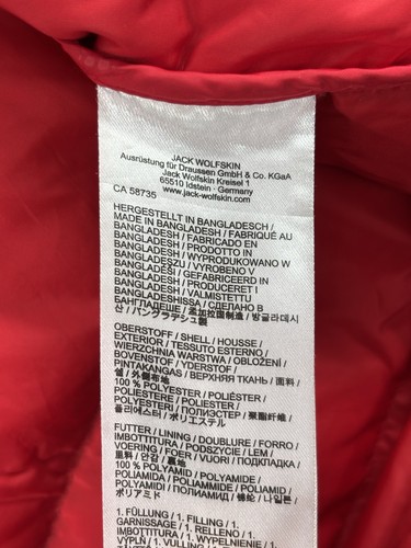 Jack Wolfskin Puffer Jacket Uomo 2XL Grigio Piumino 700 con Cappuccio Full Zip Outdoor - Foto 15 di 18