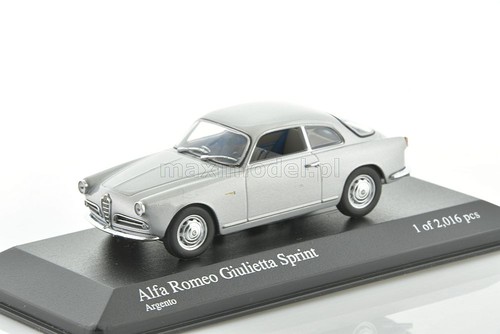 Alfa Romeo Giulietta Sprint 1954 1/43 Minichamps 400120400