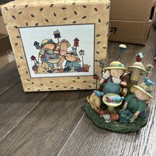 Lang & Wise Sue Dreamer “Birdbath” 1998 Figurine NEW-Original Box. 5 Inch