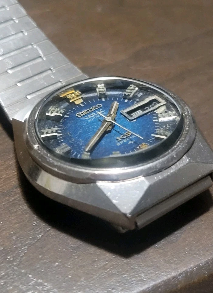 Reloj De Colección JDM King Seiko Vanac 5246-6070 Cristal Facetado Increíblemente Raro Foto 2 de 4