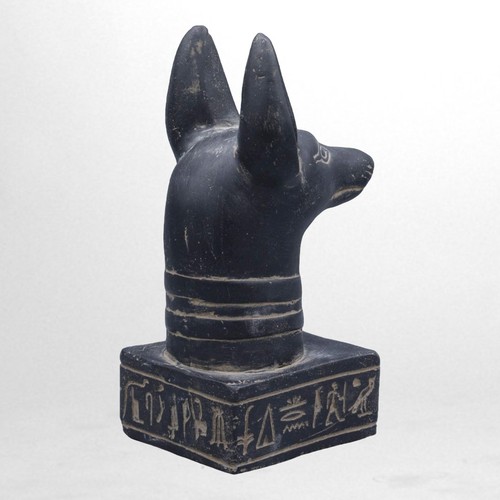 EINZIGARTIGE ANTIKE ÄGYPTISCHE ANTIKE Statue Büste Kopf Anubis Schakal Skulptur - Bild 4 von 5