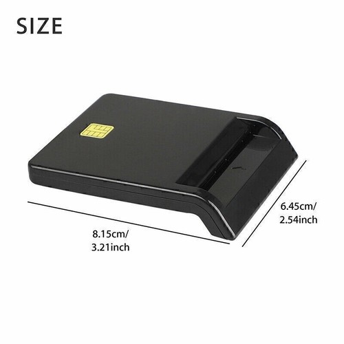 USB Smart Card Reader for Bank Card CAC Government ID Chip Card Read Information - Picture 9 of 12