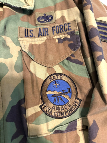 U.S.AIRFORCE FIELD JACKET SZ.X-L REGULAR NATO AWACS - Picture 3 of 13