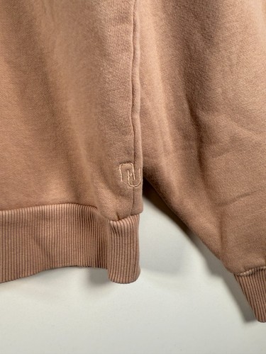 Nuuds Unisex Girocollo Classico Pullover Felpa Pile Marrone Tg XL 27,5x27 - Foto 11 di 12