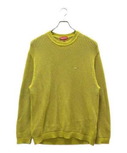 Pull petite boîte en tricot ouvert L Supreme