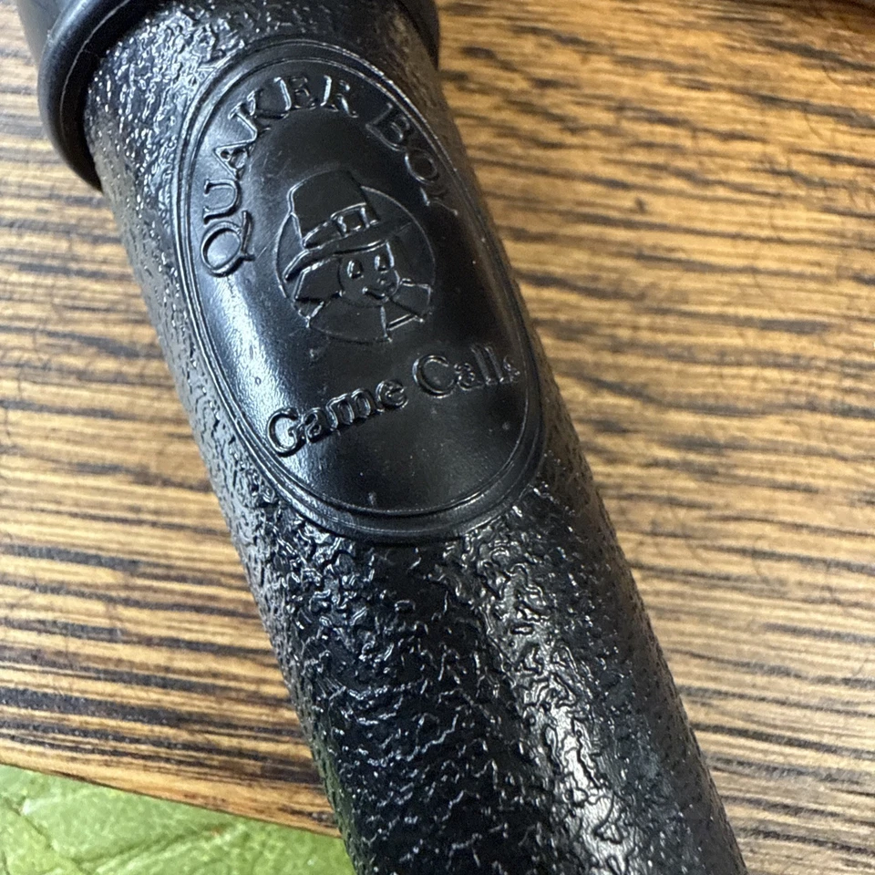 Vintage Quaker Boy Black Plastic Chuckle Duck Call - Image 2 of 4