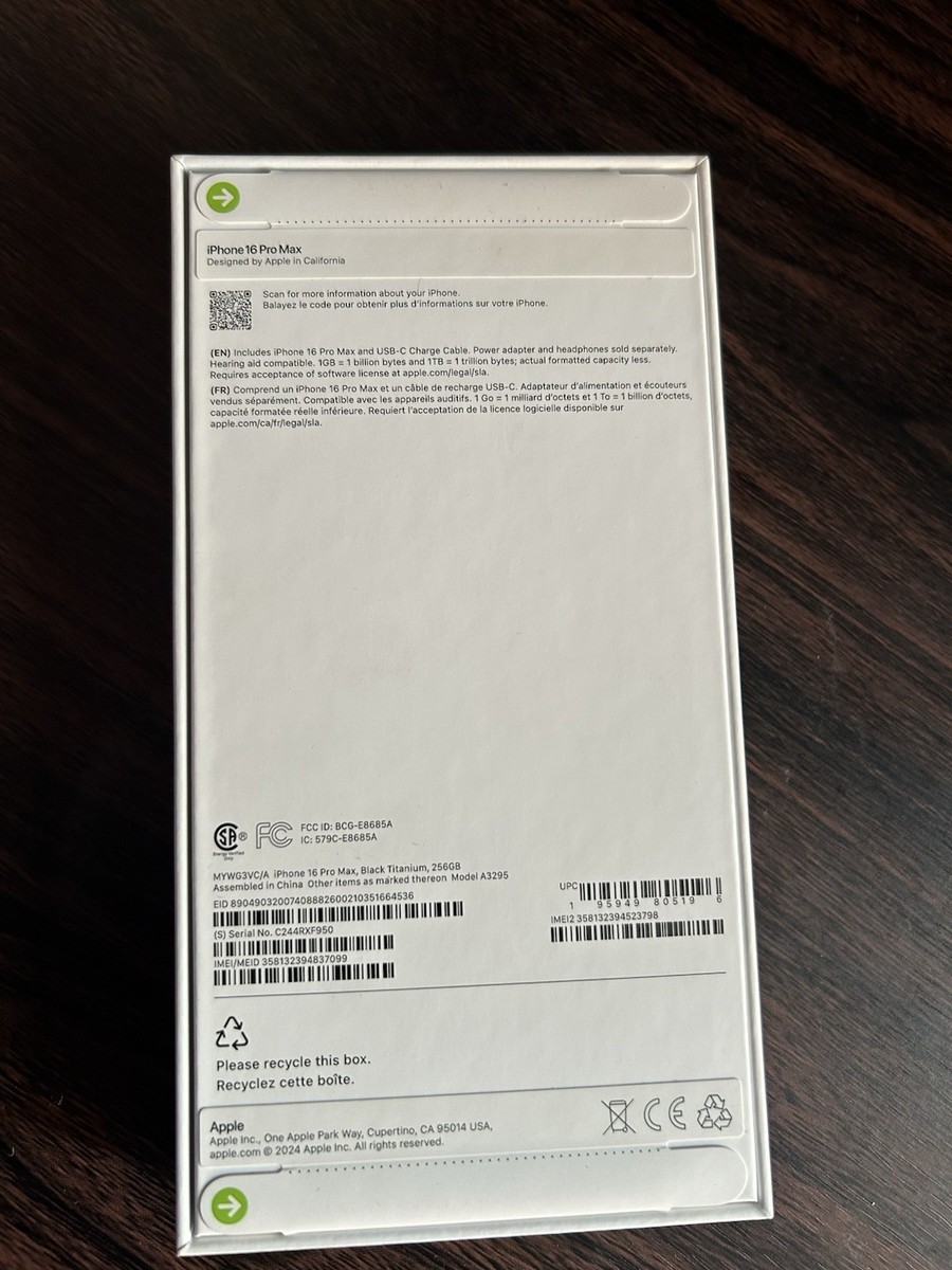 Buy Apple iPhone 16 Pro Max - 256 GB - Black Titanium