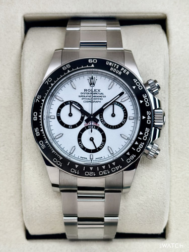 NEW 2026 Rolex Cosmograph Daytona 40mm 126500LN Stainless Steel White Panda Dial