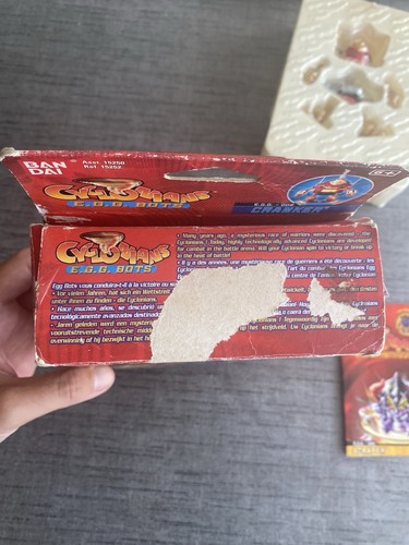 Cyclonians E.G.G B.O.TS 002 CRANKER Roboter Kreisel Bandai GEBRAUCHT - Bild 8 von 15