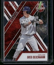 2017 Panini Elite Extra Edition #43 Greg Deichmann Status Die Cut Red #/99