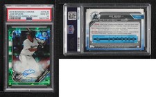2019 Bowman Chrome HTA Green Atomic Refractor /99 Jose Devers PSA 10 GEM MT Auto