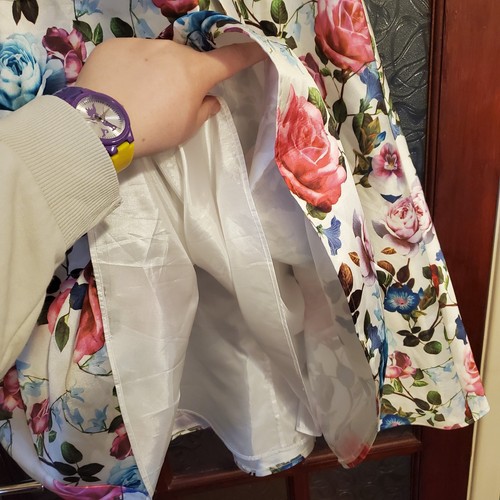 Monsoon Kleid Blumen Rosen gefüttert Mädchen Kinder 12-13 Jahre Top Zustand - Bild 10 von 20