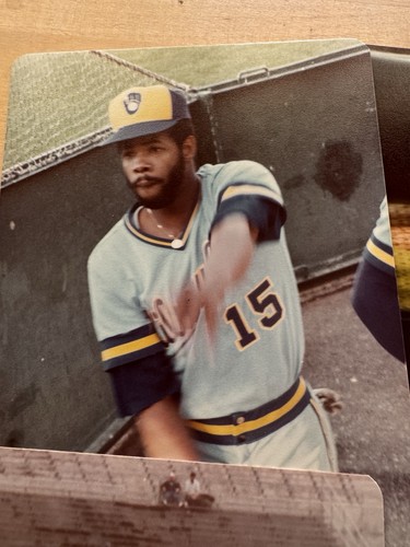 Frühe 1980er Milwaukee Brauer Typ I Fotos aufgenommen im Oakland Coliseum-inkl HOFers - Bild 7 von 8