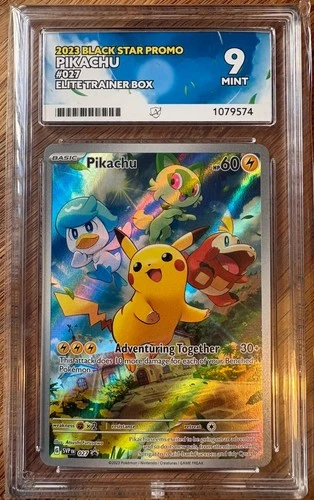 Pokémon - Pikachu - SVP027 Black Star Promo - Ace 9 Mint