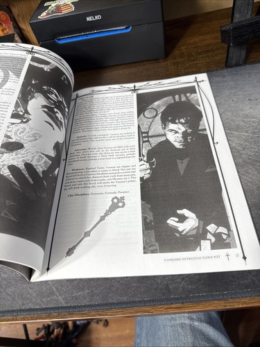 Vintage 1997 White Wolf VAMPIRE The Masquerade INTRODUCTORY KIT Book RPG - Foto 4 di 5