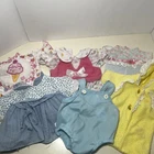 Lot/Bundle of Vintage Preemie Cabbage Patch Kids Baby Doll Clothes Outfits Girly
