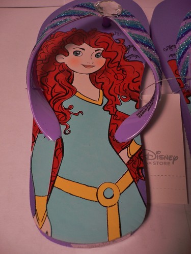 MeRida~VALIENTE~DeLuXe~JeWeL + GliTTeR~PRINCESA~FLiP FLoPS~NUEVO CON ETIQUETAS~Tienda Disney~2013 - Imagen 13 de 18