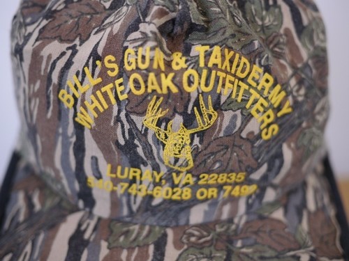 Vintage Gun & TAXIDERMY Luray Viriginia Camo Trucker Cap Hat One Size Adjust - Picture 2 of 6