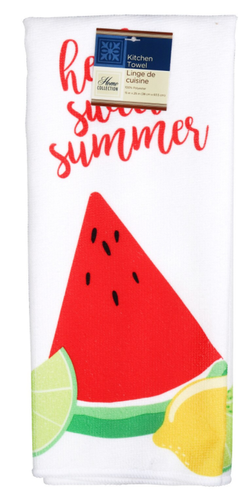 Home Collection Kitchen Towel Polyester ~ Hello Sweet Summer - Picture 2 of 2