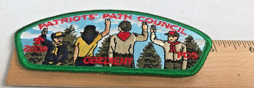 BSA Merit Patch Patriots' Path Council, NJ, CSP SA-30, 2009 FOS "OBEDIENT" - Picture 5 of 6