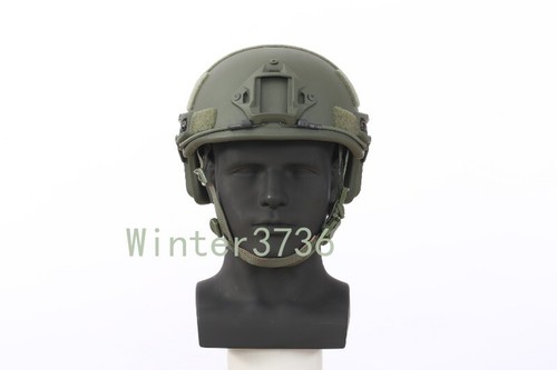 !!US!! FAST NIJ IIIA Ballistic Helmet UHMW-PE Bulletproof Green Outdoor Military - Picture 4 of 13