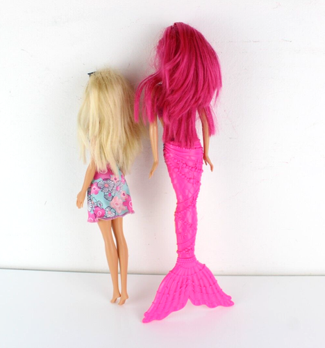 Lotto 2x Barbie Dreamtopia Sirena Arcobaleno DHM47 + 1186 MJ Con occhiali MATTEL - Foto 6 di 7