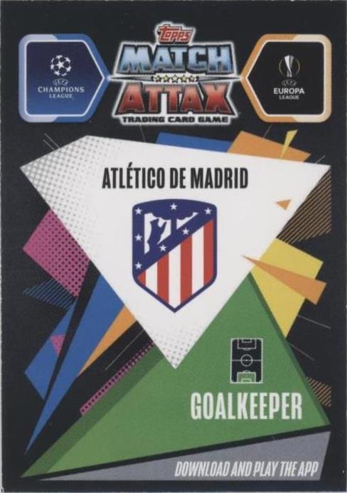2020-21 Topps Match Attax UCL Jan Oblak #MM4