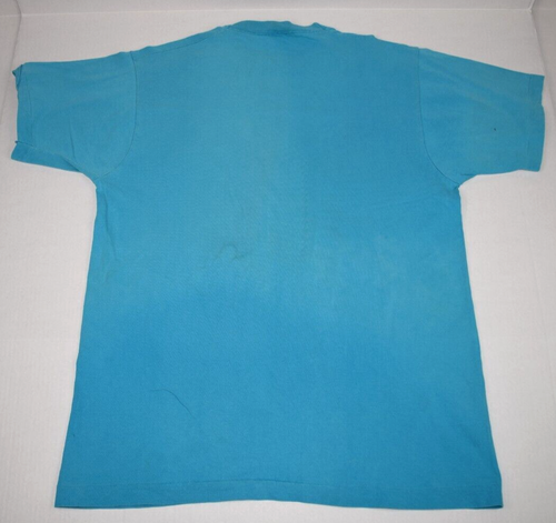 Vintage T-Shirt Fiesta Centennial San Antonio Size M/L 90s Blue Fruit Loom 1991 - Picture 4 of 11