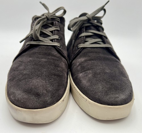 Men's RAG & BONE Gray Suede Leather Ankle Sneakers Casual Shoes Size 12 (45) - Picture 3 of 10