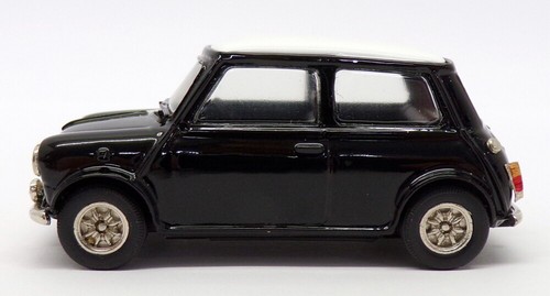 BMC 1/43 Scale Model Car BMC191119S - Mini Cooper - Black/White - Picture 3 of 6