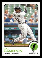Daz Cameron 2022 Topps Heritage #546 Detroit Tigers *035