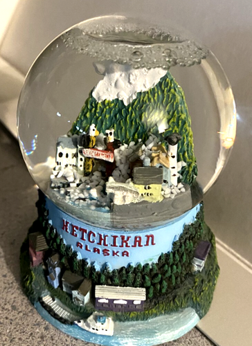 Ketchikan Alaska Snow Globe 3.25 in