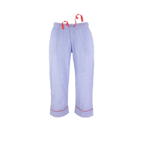 Ritzy Women's 3-Quarter Pajama Pants 100% Cotton Plaid Woven - G&W Checks - Picture 8 of 10
