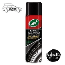 Turtle Wax Black in a Flash Tyre Dressing Car Exterior Plastic Shine 500ml