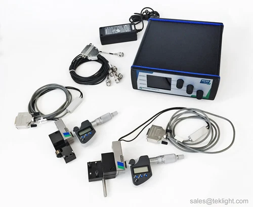 JENA NV40 3CLE Piezo Micromanipulator SYSTEM w Mitutoyo 350-352-10 DIGIMATIC 1um