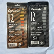 Alphacolor Square Pastel Earth Tones & Hi-Fi Grays quartet ~2 Boxes
