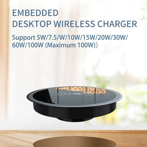 NUOVA base di ricarica integrata desktop caricabatterie wireless veloce 100 W per iPhone Samsung - Foto 7 di 11