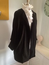 Zara Black Velvet Jacket Size S 8 10 Bohemian Witchery