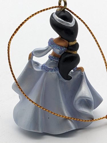 (2) Rare Disney Resin Ornaments (1 Belle 2" Beauty Beast) (1 Jasmine 2" Alladin) - Bild 11 von 14