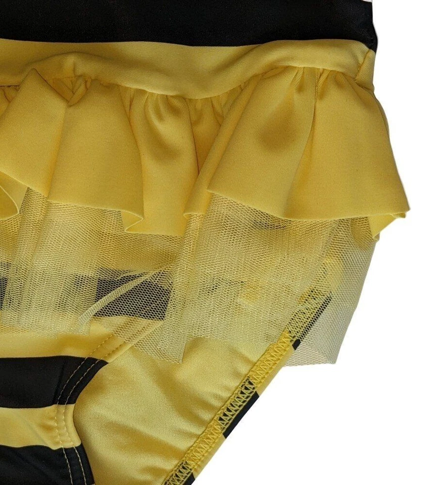 Nuevo con etiquetas Traje de baño de una pieza Gymboree Splish-Splash para niñas pequeñas Bumblebee, talla 2T Foto 3 de 4