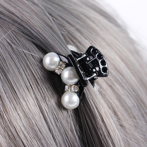 5pcs Women Pearl Mini Hair Accessories Hair Claw Barrette Crystal Hair Jaw Clipɞ - Picture 5 of 16
