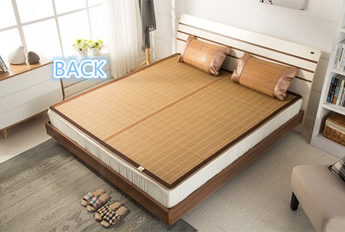 Bamboo Mat For Summer Mattress Protector Folding/unfolding Rattan Full King - Picture 3 of 20
