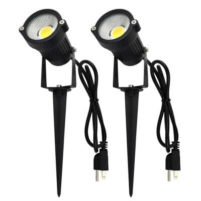 500 Lumen Outdoor Led COB Landscape Light 5w Waterproof Garden Pathway Spotlight