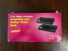 2 Fax Ribbon Cartridges from Staples compatible with Brother PC 301